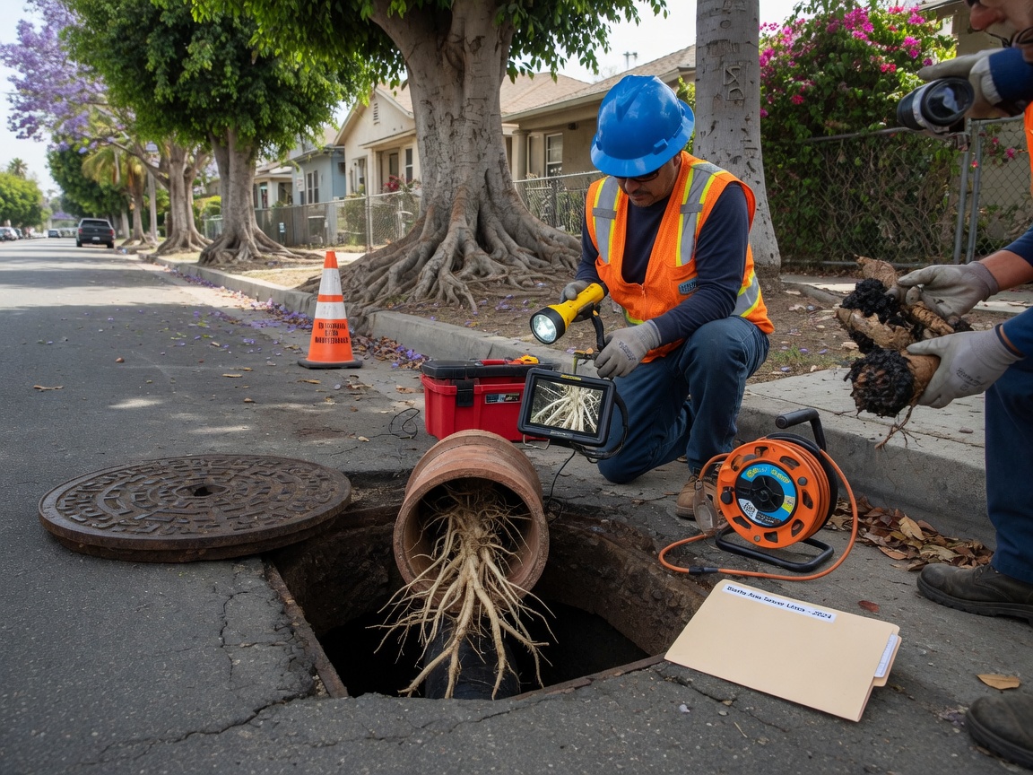 Spotting Tree Root Intrusion in Santa Ana Sewer Lines