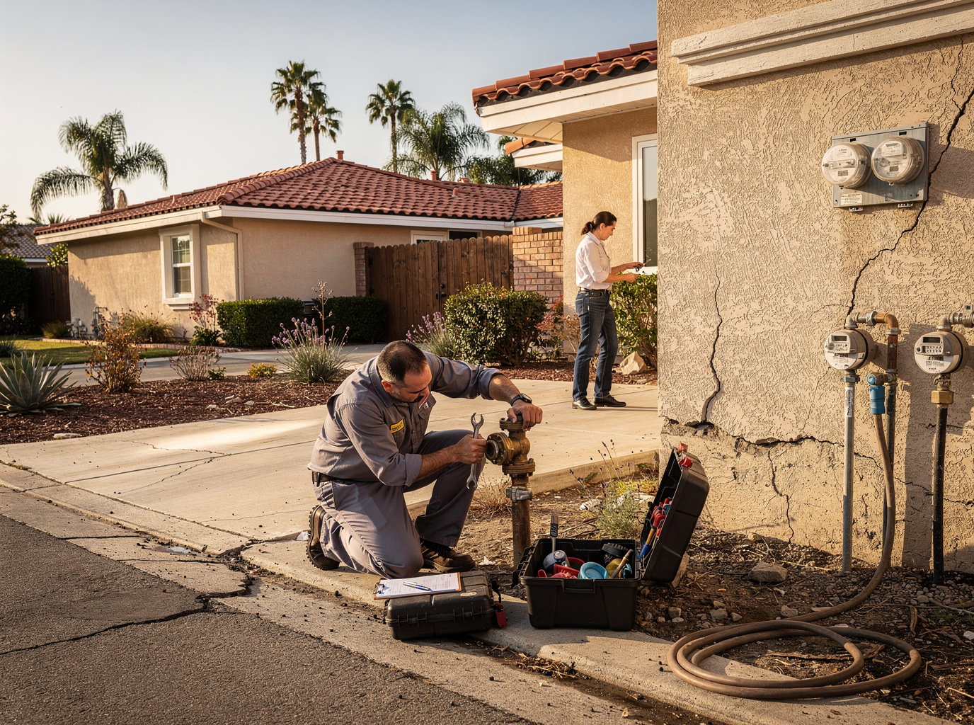 Steps After an Earthquake Affects Santa Ana Plumbing